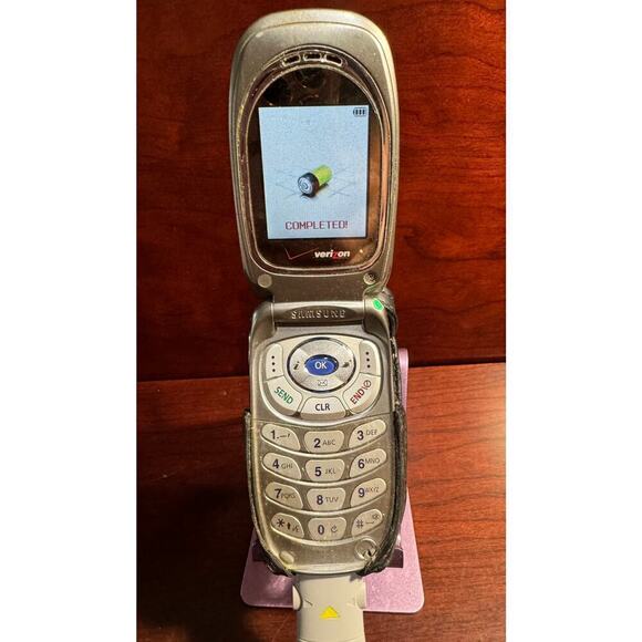 Samsung Flip Phone SCH-A670 Verizon Get It Now Camera Phone W/Box & Accessories - Picture 3 of 11